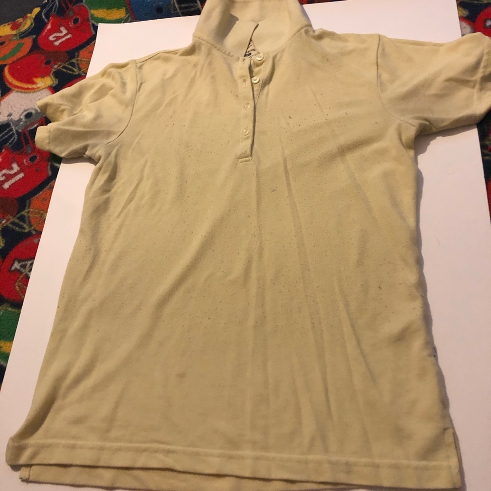 Edward yellow short sleeve polo